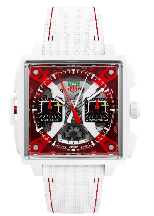 タグ・ホイヤーのＦ１復帰を記念して製作された「スプリットセコンド クロノグラフ」