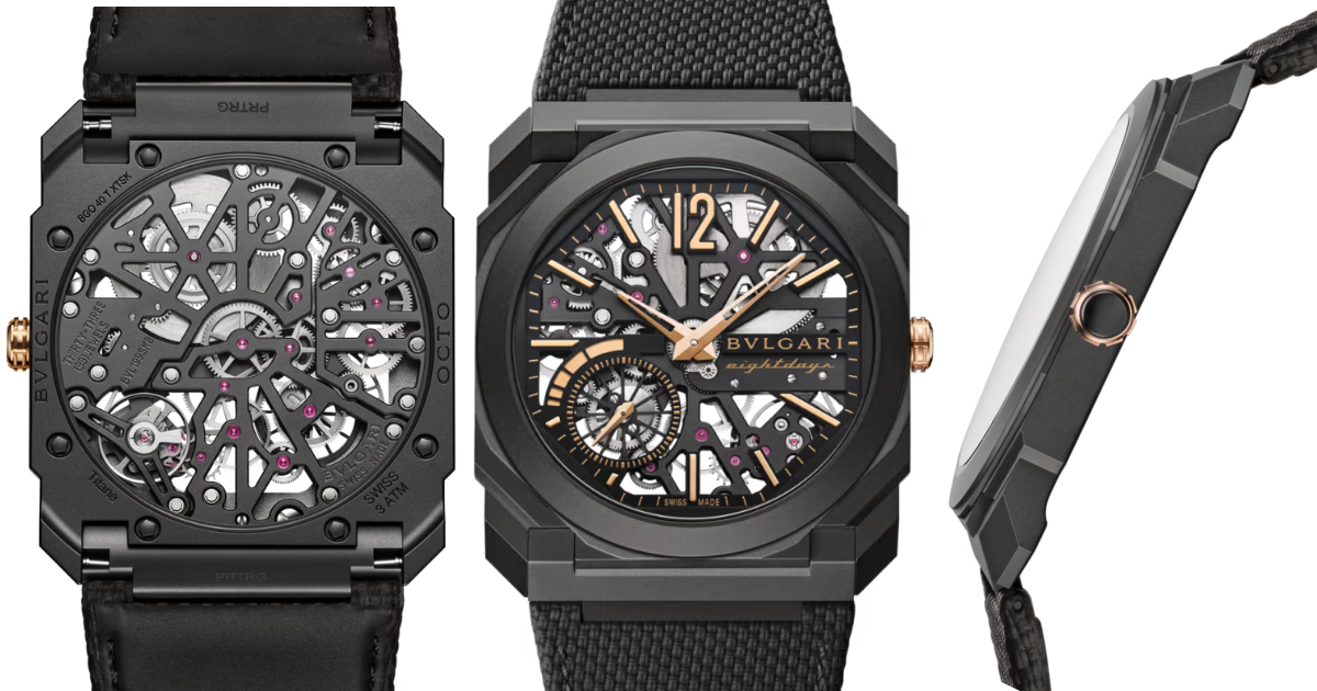 オクト フィニッシモ スケルトン エイトデイズウォッチ