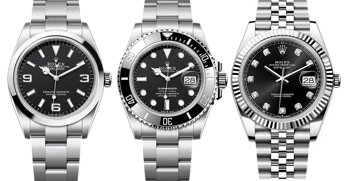 エクスプローラー・サブマリーナ デイト・デイトジャスト