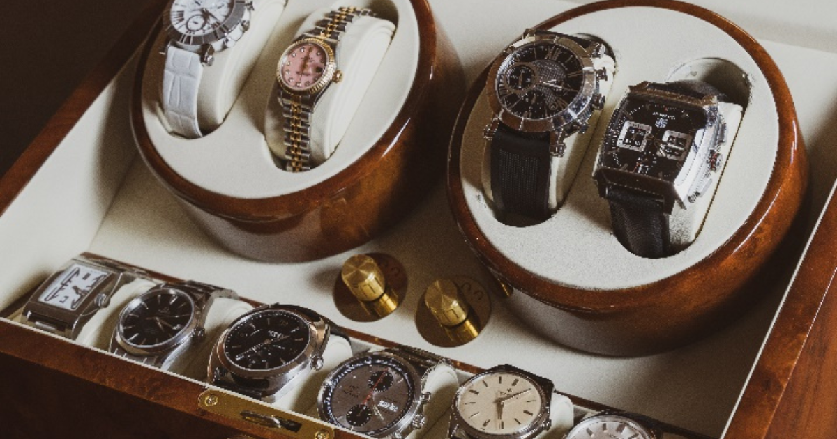 ウォッチケースで保管している時計